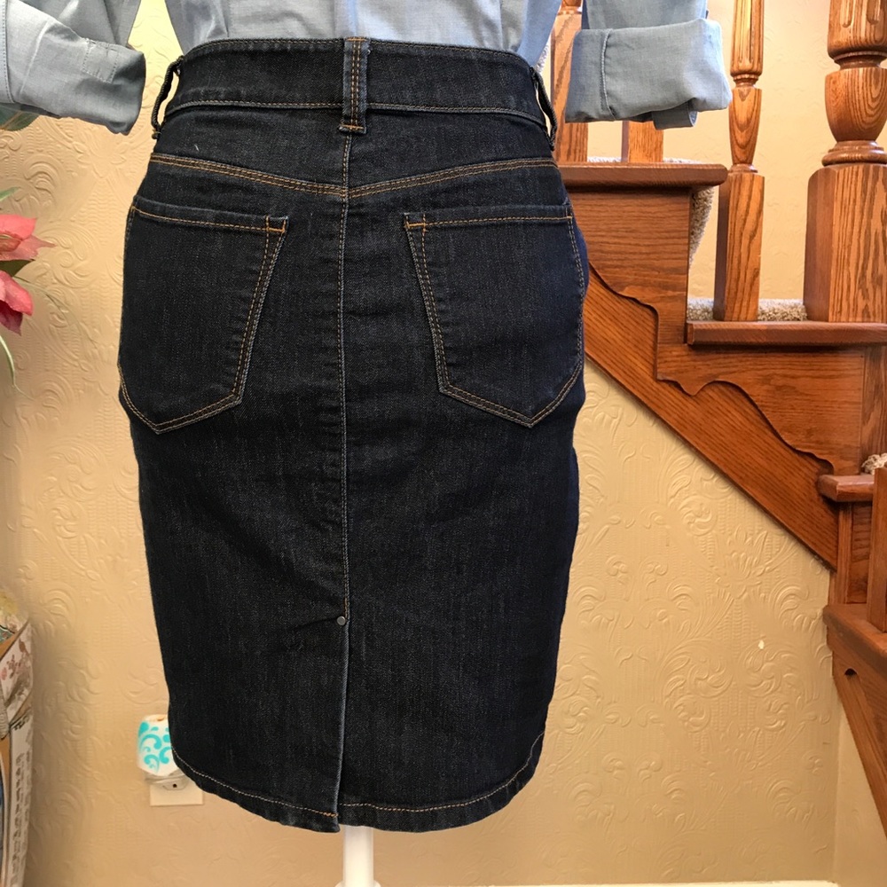 Ann Taylor Blue Denim Skirt